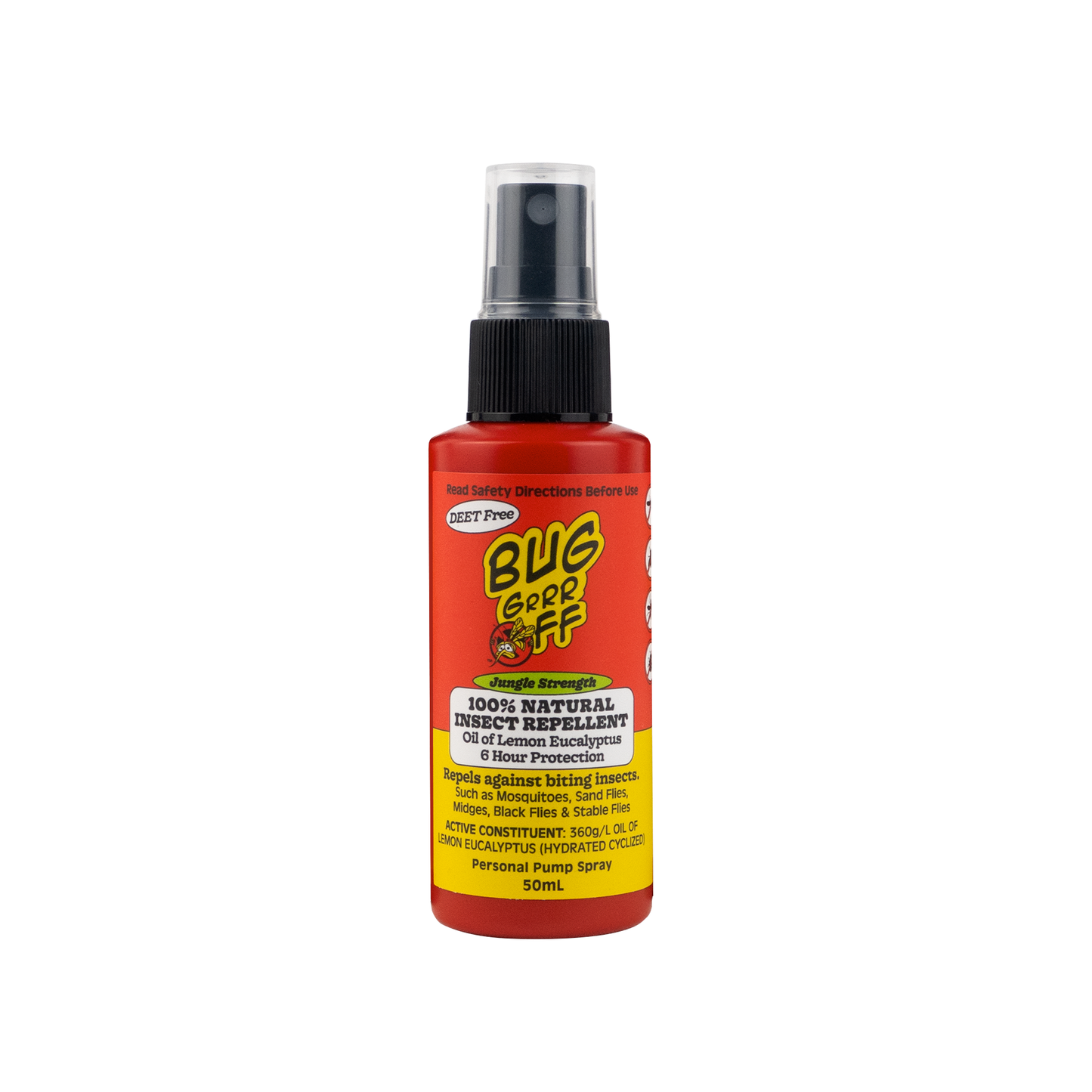 Natural Insect Repellent 50ml Jungle Strength Spray (Bundle Version)