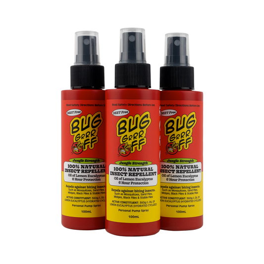 Natural Insect Repellent 100ml Jungle Strength Spray 3 Pack
