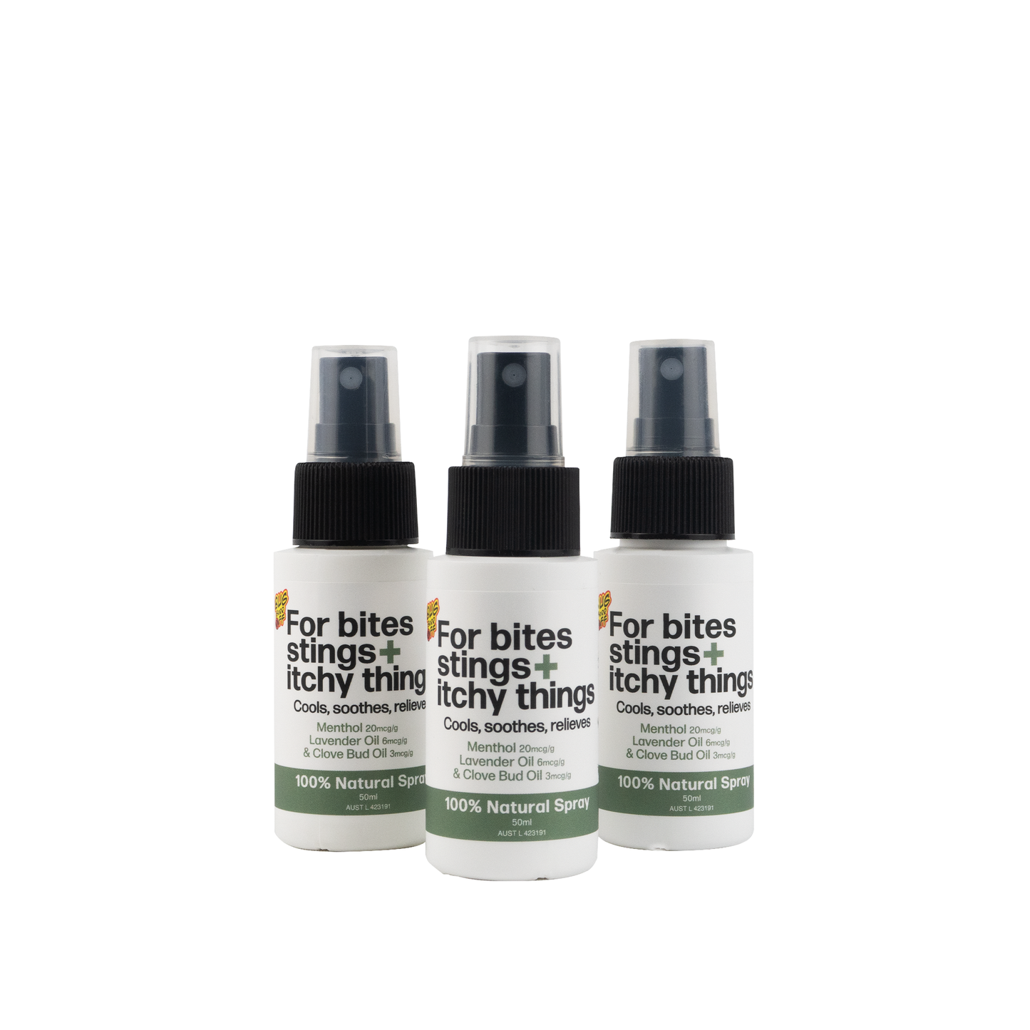 For Bites Stings + Itchy Things - 50ml 3 Pack