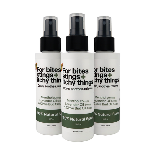 For Bites Stings + Itchy Things -  3 Pack 100ml